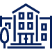 Blue Building Icon