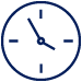 Blue Clock Icon