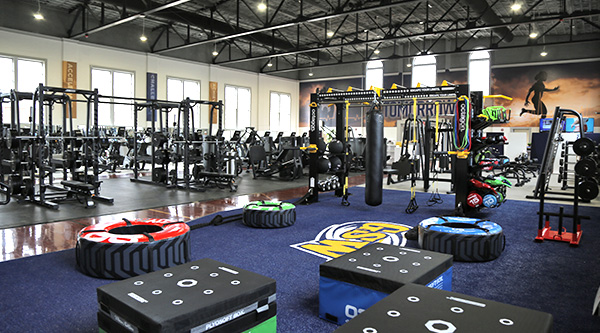 Florrie Chappell gymnasium interior