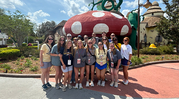 Jimmy Carter Leadership students at Give Kids the World 2025