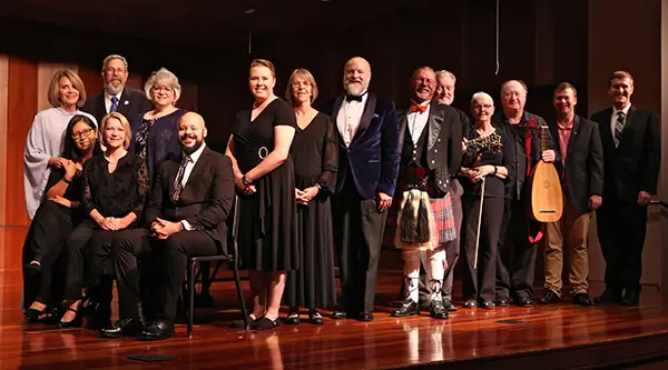 group of musicians on stage