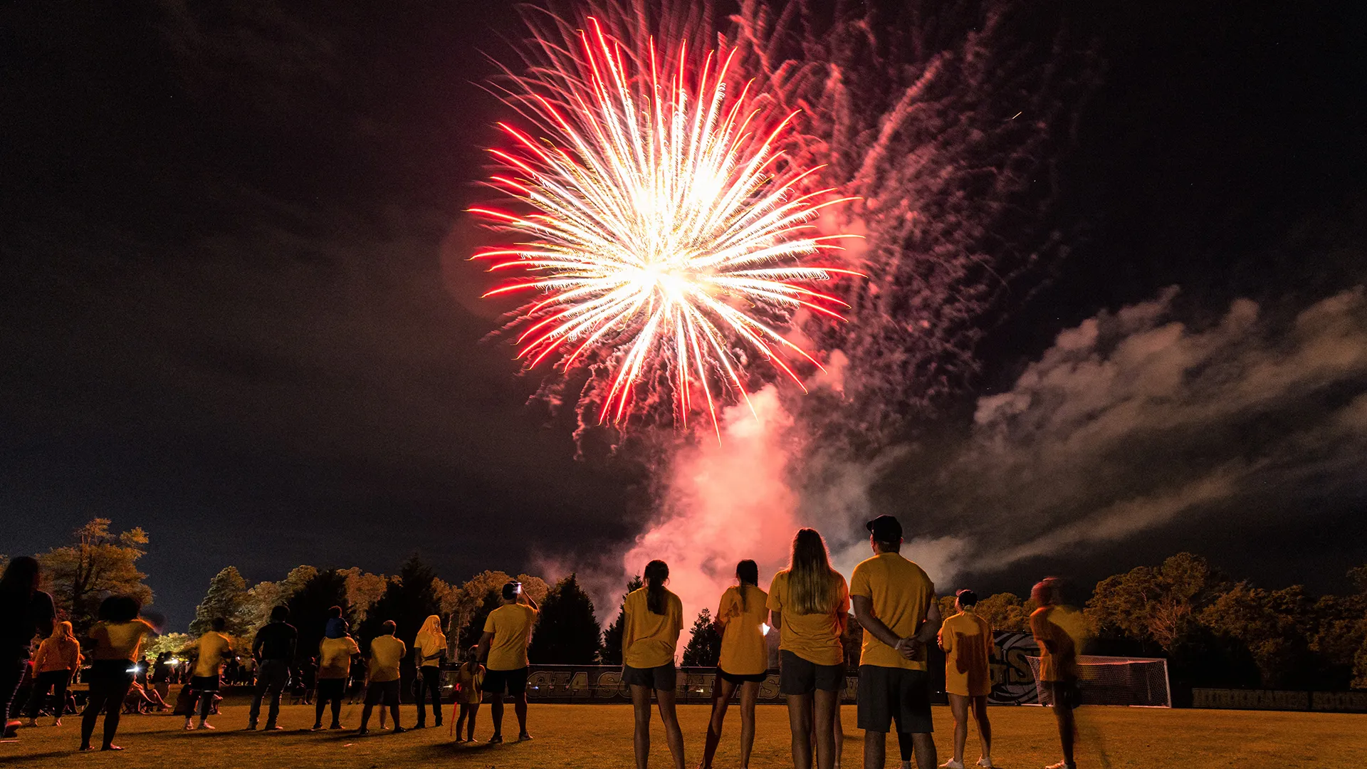 Fireworks at Under the Lights event
