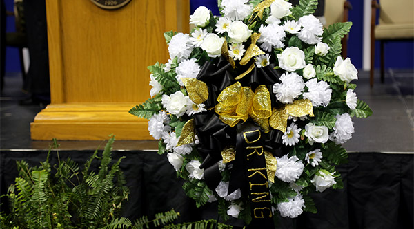 image of MLK Convocation flowers