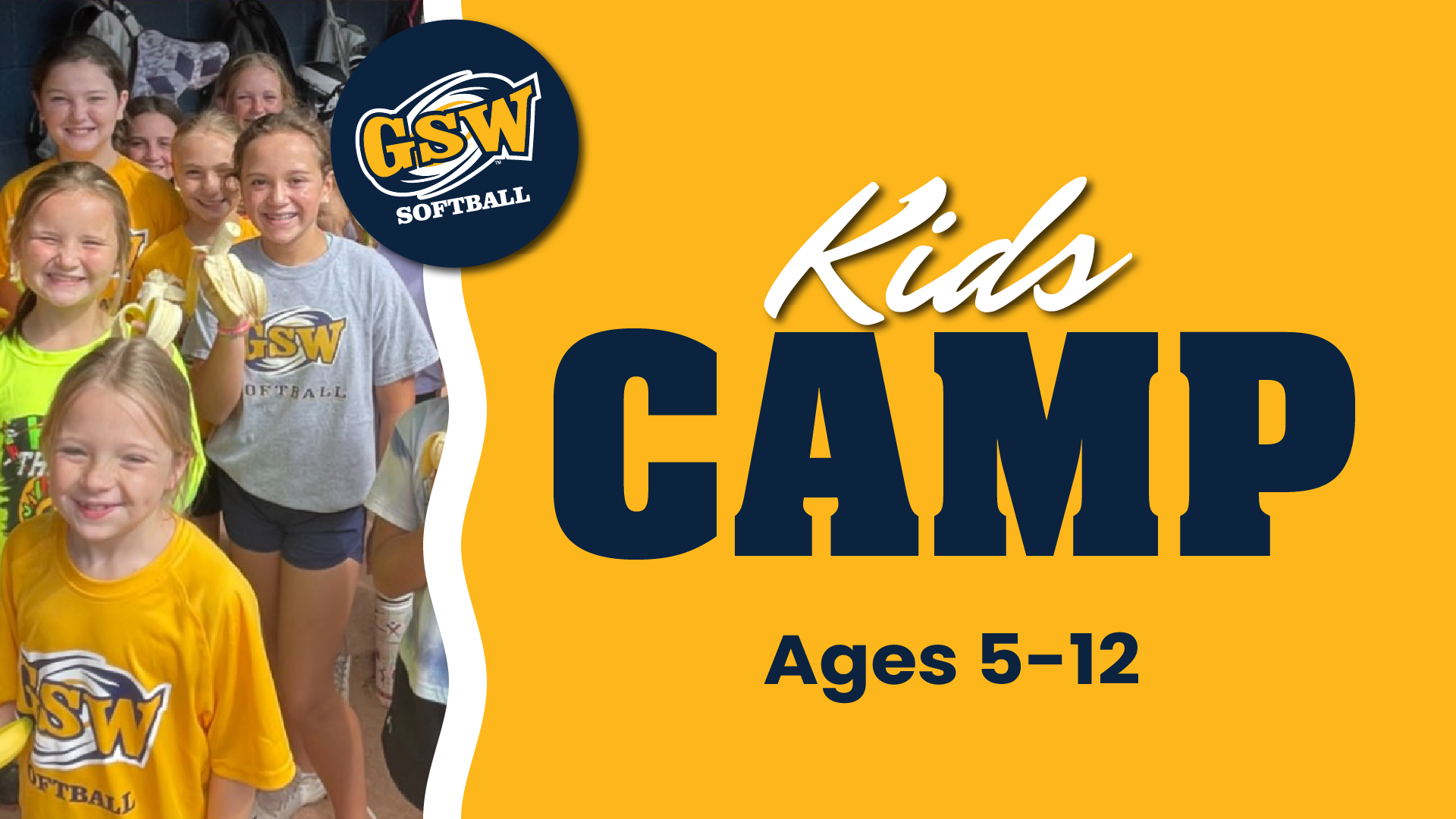 Softball Kids Camp event card