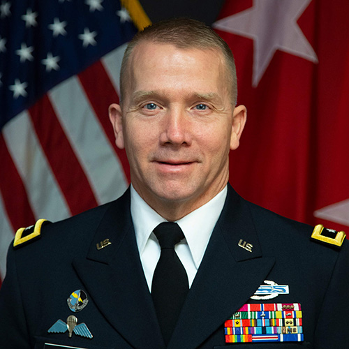 headshot of Major General Carden