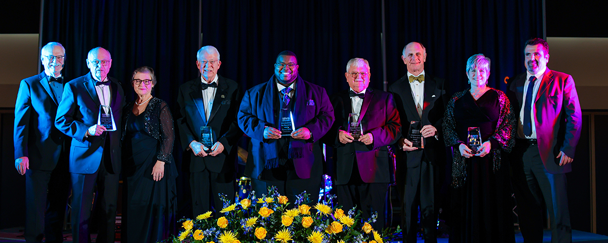 Alumni award winners at Gala