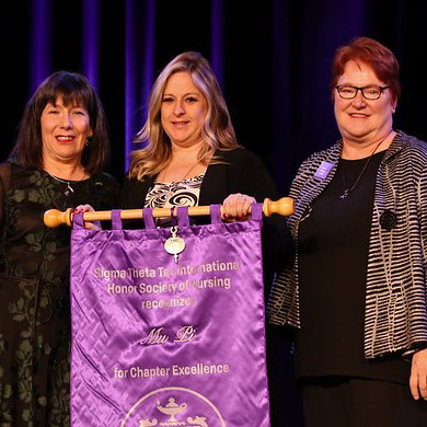 nursing faculty with award