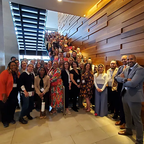 large group of people at conference