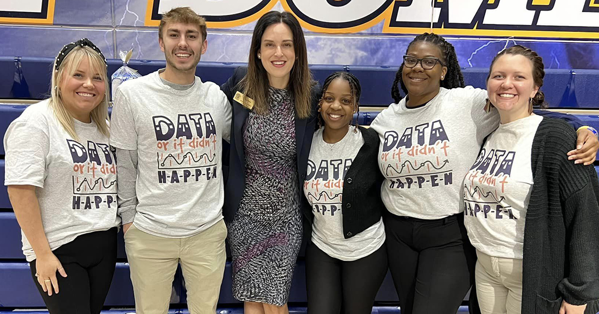 education majors with Georgia Teacher of the Year