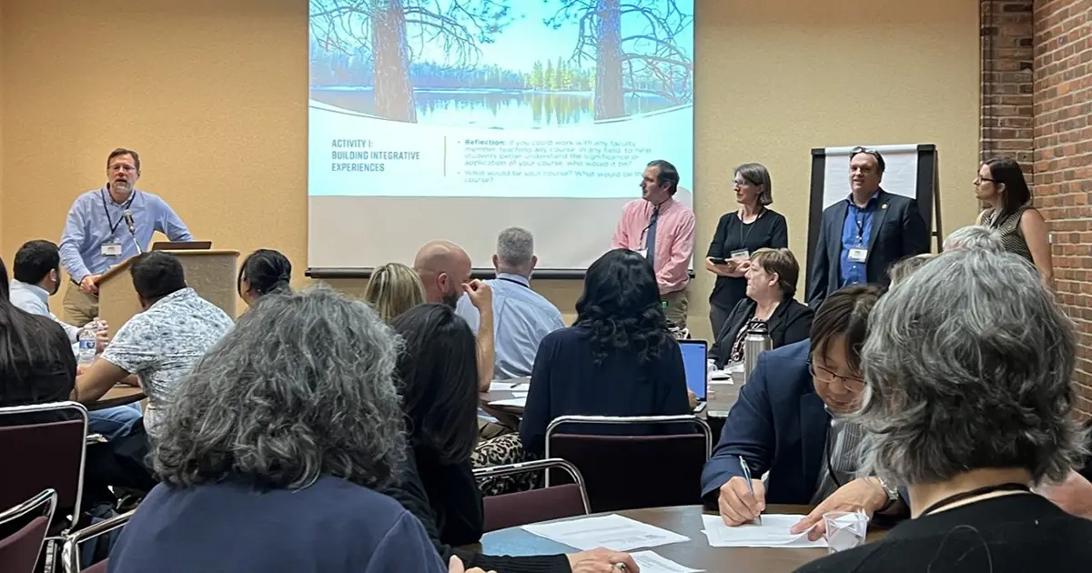 faculty giving presentation