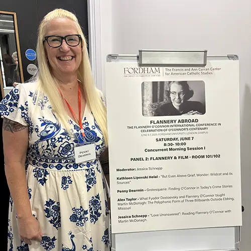 Penny Dearmin at conference