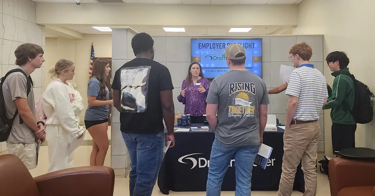 students hear from company reps