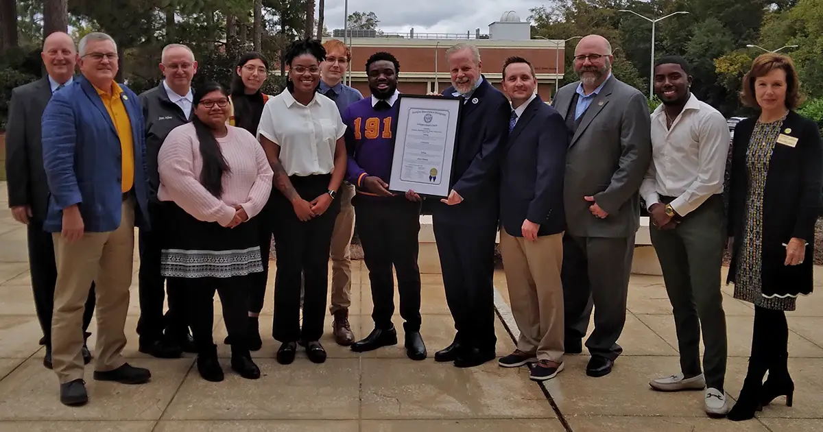 group of students and faculty