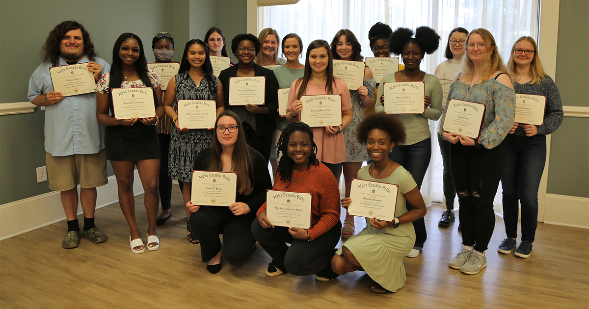 students with induction certificates