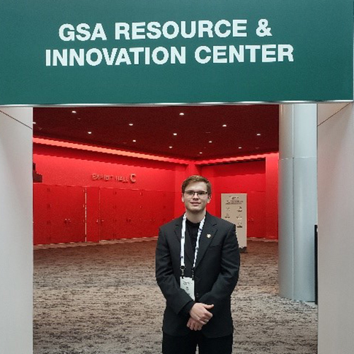 Iann Wynn at GSA meeting