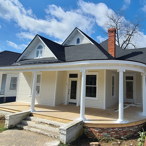 historic home under renovation