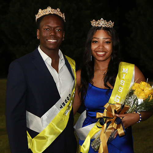 Justin Smith and Jennifer Page are crowed Mr. and Miss GSW