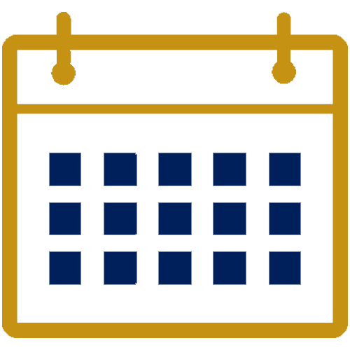 calendar icon, online MSCS program