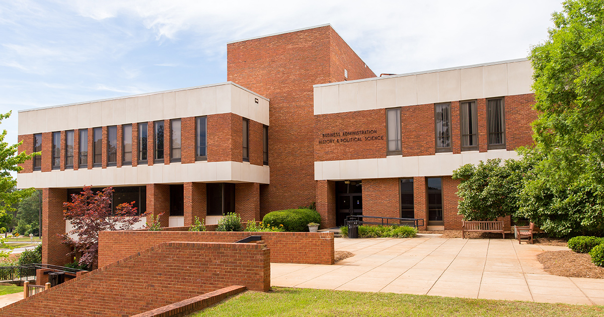 Business building exterior