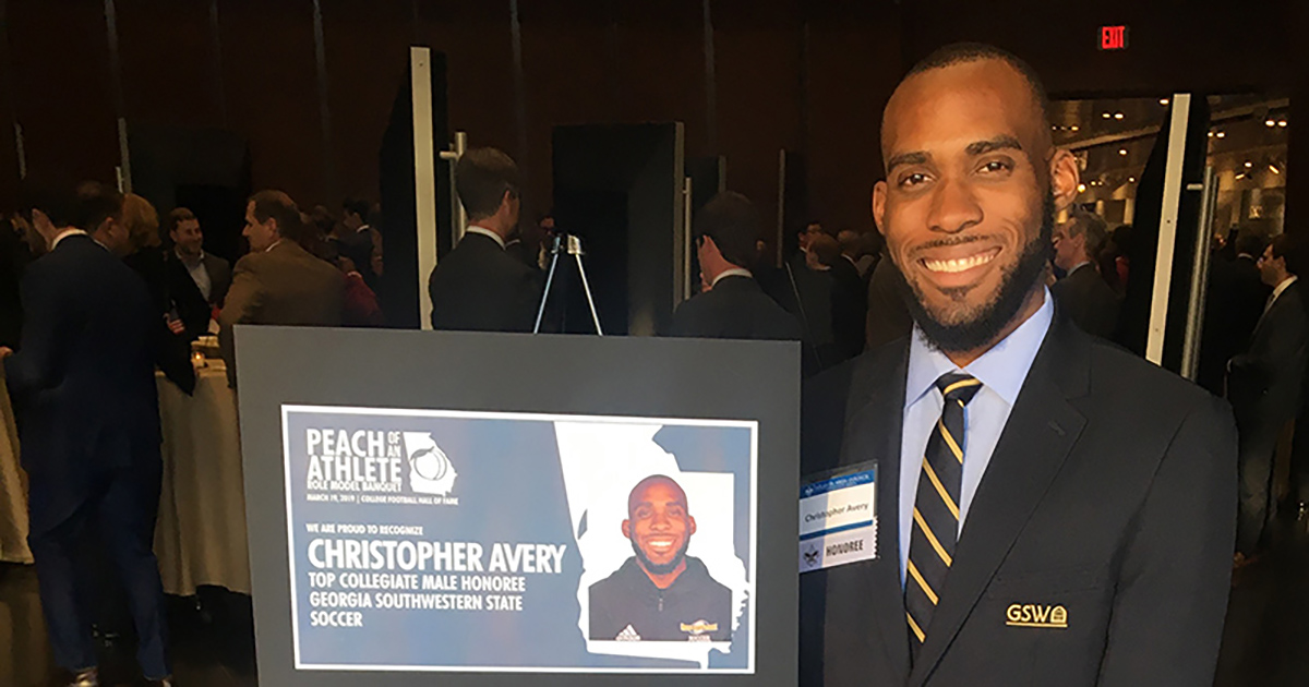 Chris Avery at event