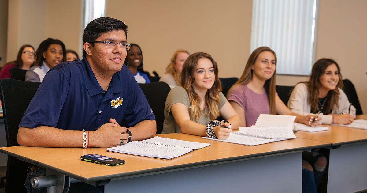 students in classroom