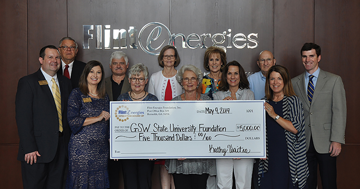 group with large check