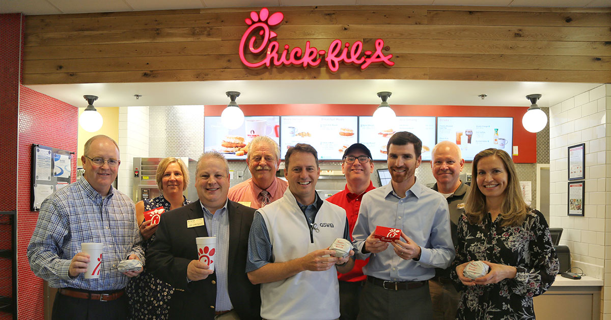 GSW staff in Chick-fil-A