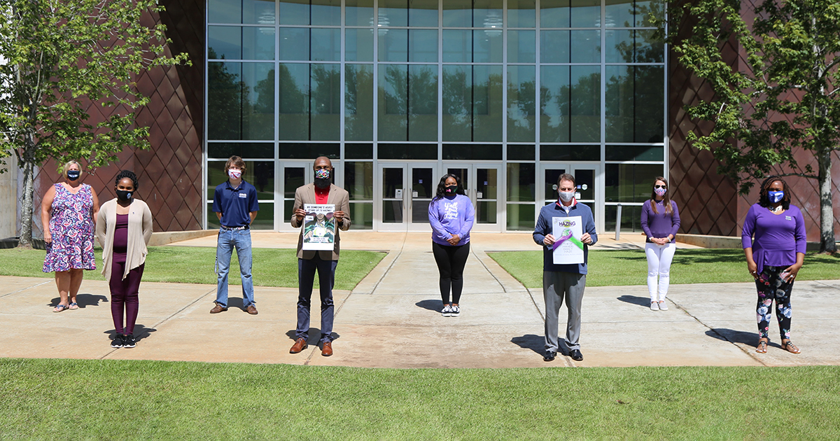 people wear purple for hazing prevention