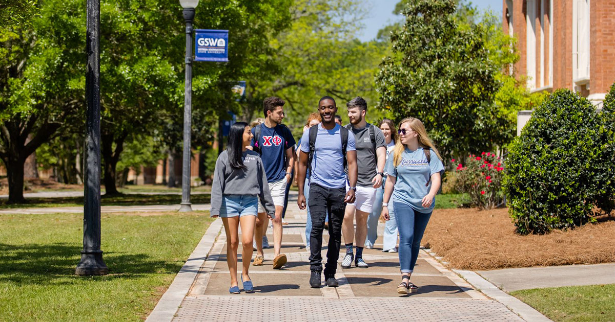 GSW Students Walking