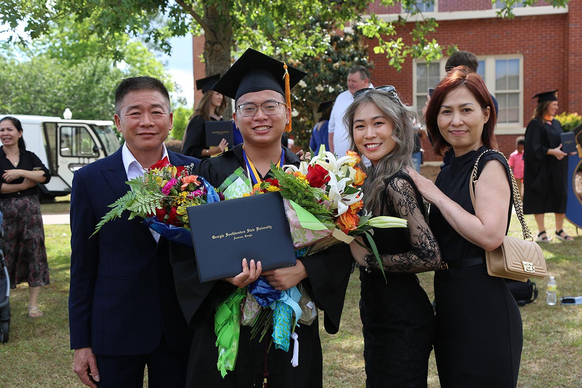 Minh Phong Diep, GSW’s 2022 Outstanding Scholar, and his family moved to Americus from Vietnam.