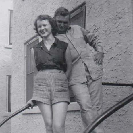 Janie and Terrell in Tampa, Fla., where he was stationed in the Air Force