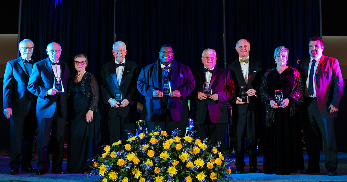 Gold force gala award recipients