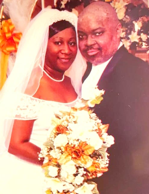 Theo and Lakinia wed in 1998 on GSW's campus