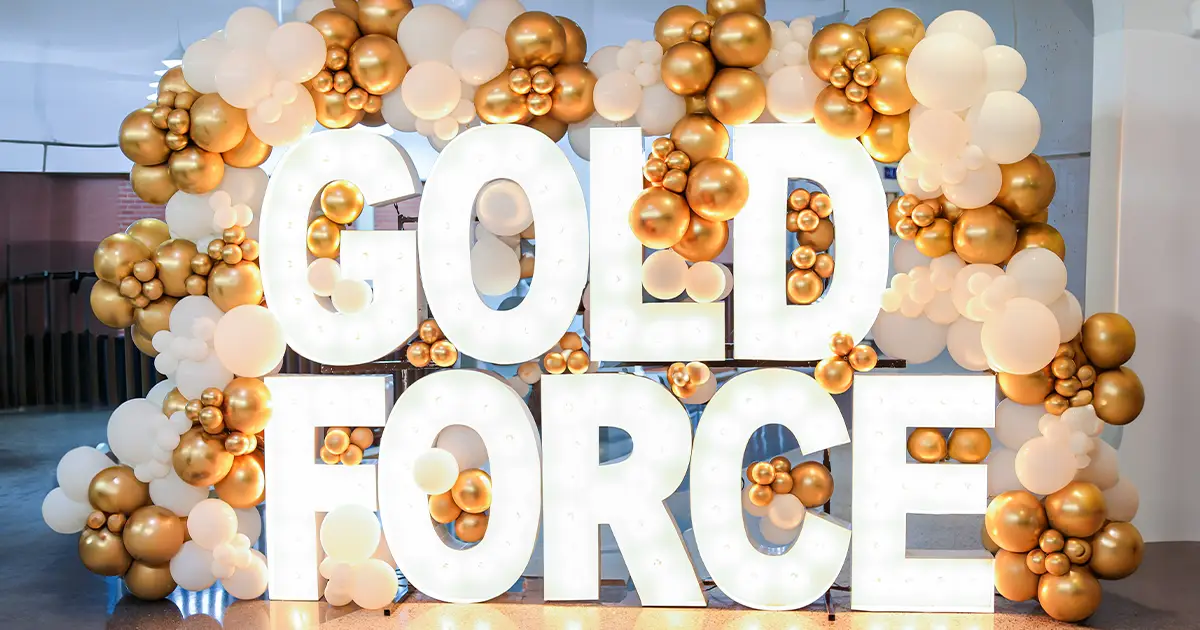 Gold Force Gala Marquee