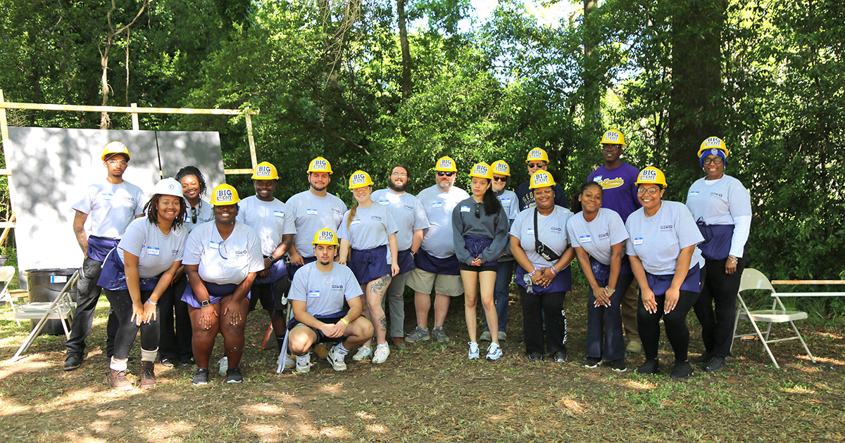 GSW Students and Staff Volunteers