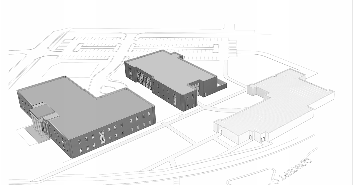 Science building rendering
