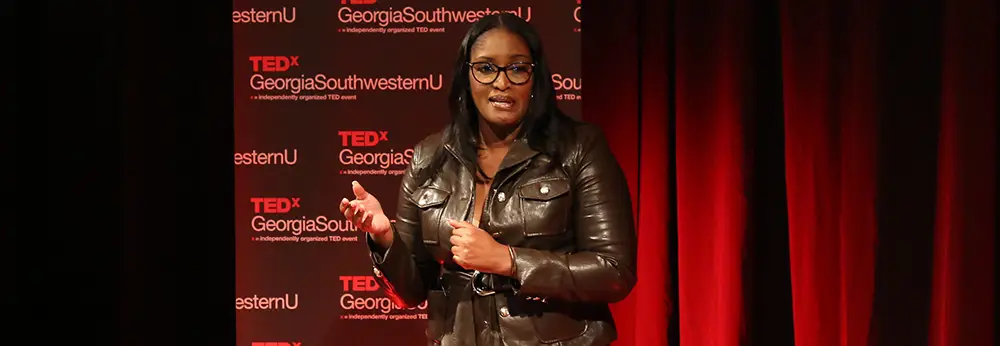 Eshonda Blue speaking