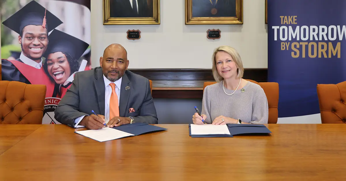 Dr. Michelle Johnston and Dr. Emmett L. Griswold