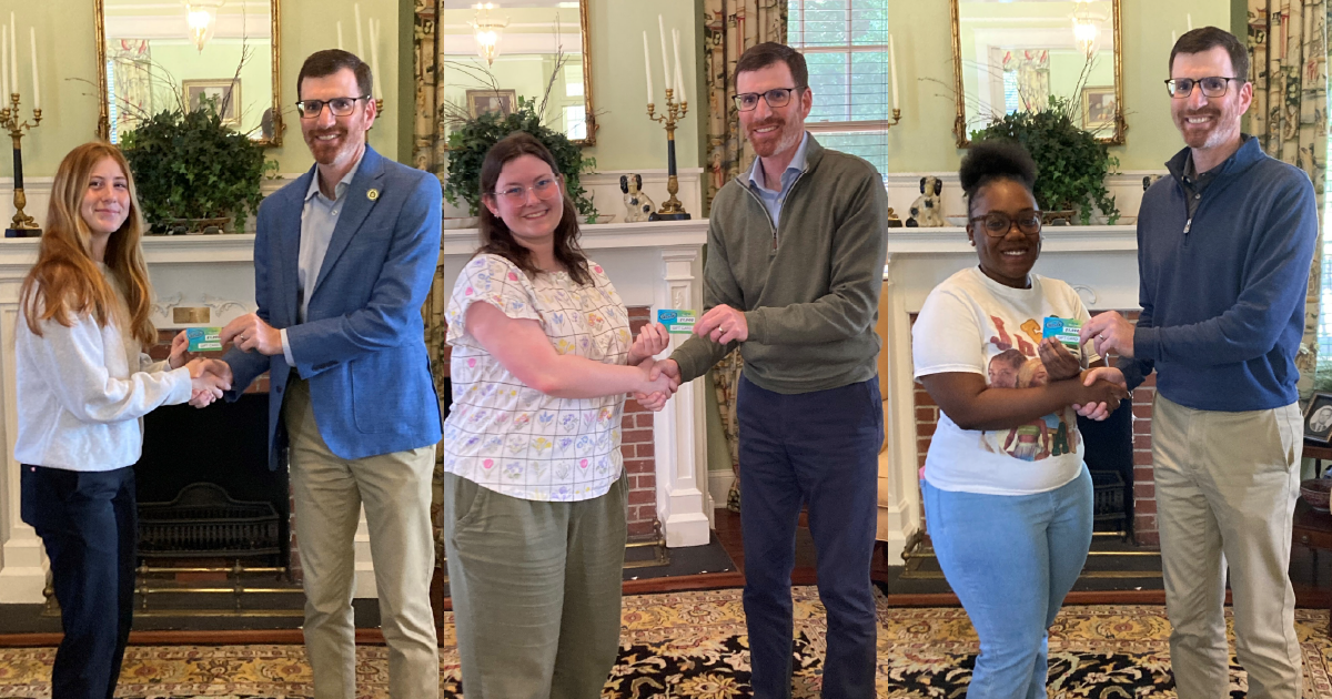 $1,000 gas card winners receiving cards